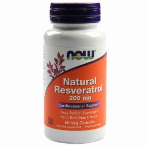 Resveratrol 200 Mg - Now Foods (60 Cápsulas)
